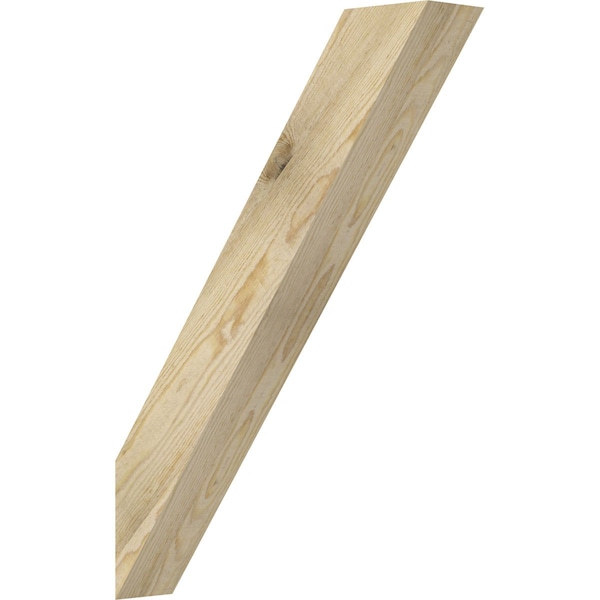 Ekena Millwork 4"W x 20"D x 28"H Traditional Rough Sawn Knee Brace, Douglas Fir BRC04X20X28TRA00RDF - main